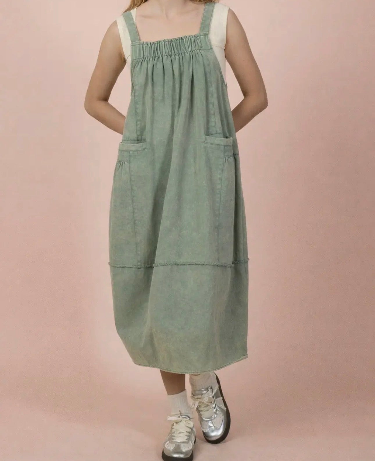 Green Denim Jumper