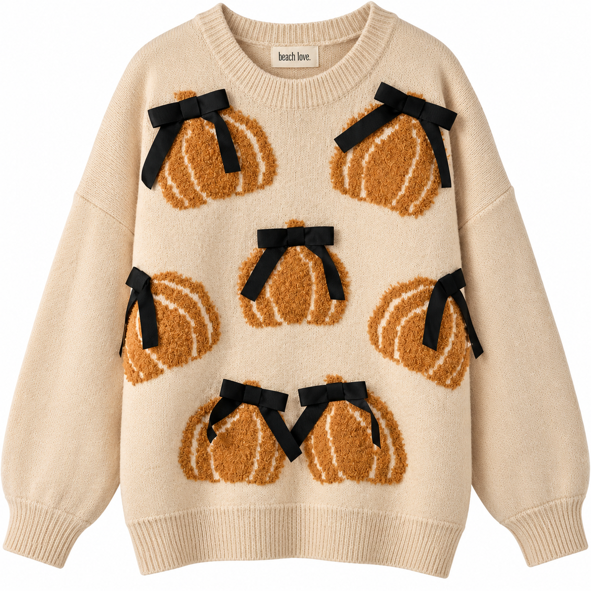 Pumpkin bow sweater